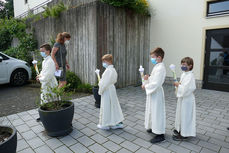 Feier der 1. Heiligen Kommunion in Sankt Crescentius (Foto: Karl-Franz Thiede)